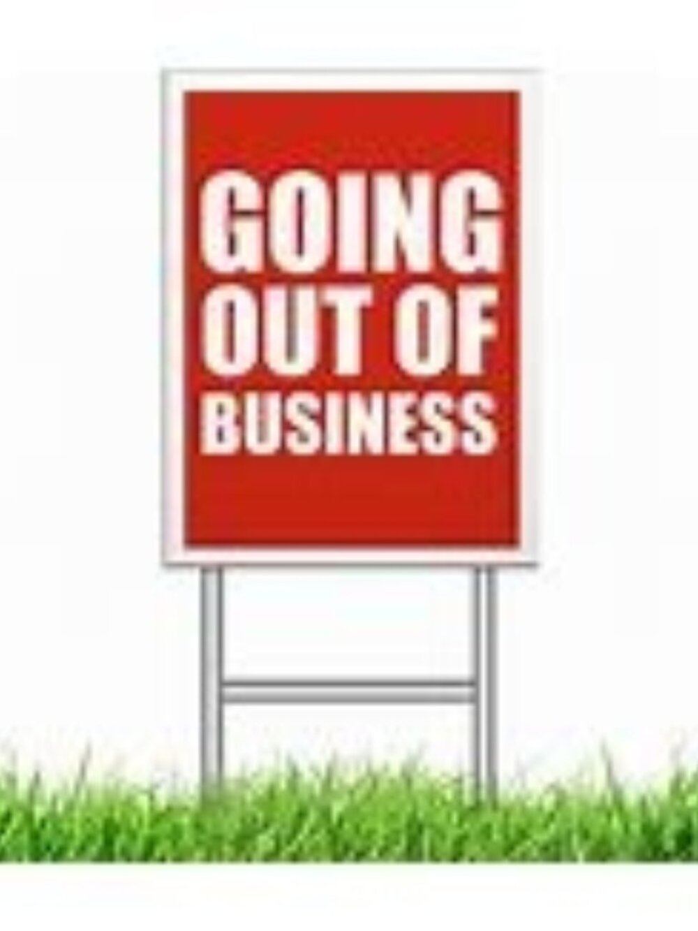 50% OFF ON ALL ITEMS GOING OUT OF BUSINESS CLOSET CLEAROUT CLOSING SHOP